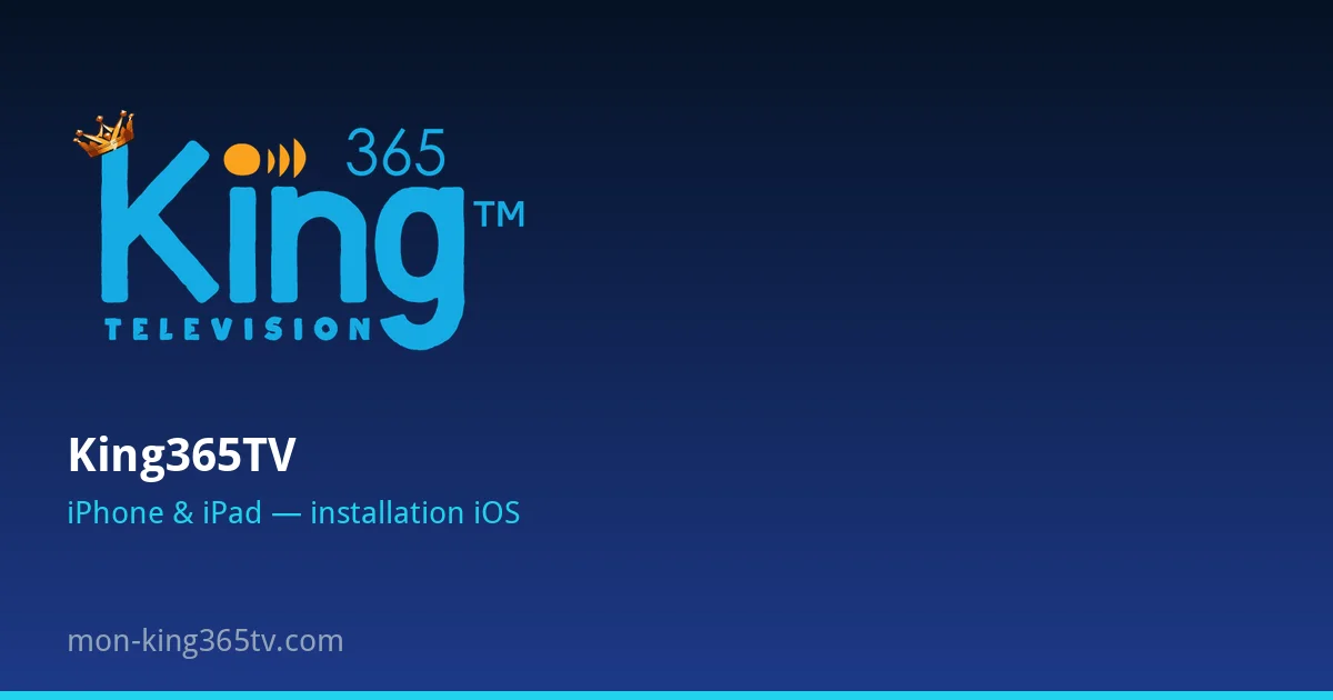 King365TV sur iPhone